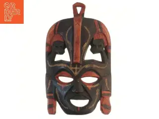 Dekorativt træmaske (str. 24x14 cm)