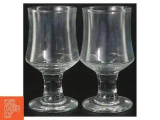 Sæt med to glas (str. 13,5 cm. 2 styk)