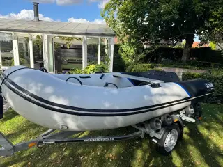 KOMPLET YAM 340S SIB + Suzuki 15 HK + Brenderup  