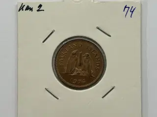 1 Pence Falkland Islands 1974