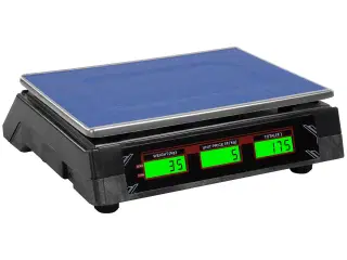 Butiksvægt – 35 kg / 2 g – sort – LCD