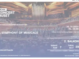 Symphony of Musicals DR Koncerthuset 5/10-2024