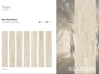 Porcelænsfliser med træstruktur Kao Wood Moon- 2 paller