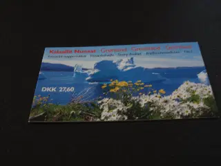 Grønland frimærkehæfte nr. 1.   Afa 900-