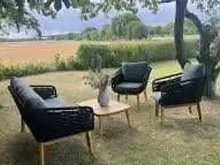 Malibu Loungesæt Sofa, bord & 2 stole