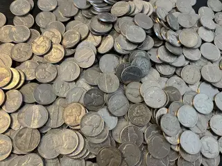 50 stk Five Cents USA - Blandet stand og årgange