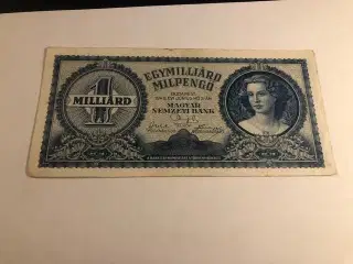 1 milliard pengo 1945 Hungary