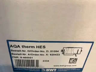 AQA therm HES installationssæt samt 2 AQA therm HR