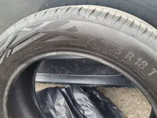 4 stk. dæk str. 215/55 R 18 T