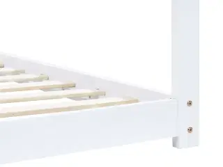 Sengestel til børneseng 90 x 200 cm massivt fyrretræ hvid