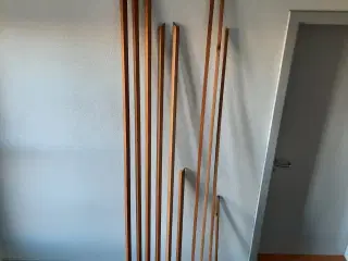 Fyretræ.10m.vinkellister 25X25mm. 0g 7m.skyggelist