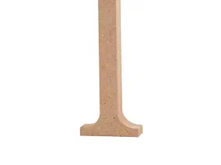 Bogstav, l, H: 12,7 cm, tykkelse 2 cm, 1 stk.