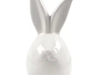 Buttet Hare i Glaseret Keramik - 12 stk.