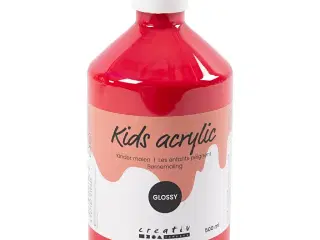 Primær Rød Akrylmaling Blank, 500ml