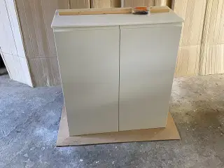 Overskab med bordplade Hvid Grebsfri 