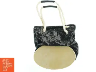 Sort skuldertaske  ilse jacobsen (str. 33x33 cm)