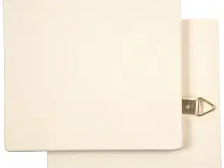 Hvid Kakkel 13x13 cm - Elegant og Alsidig