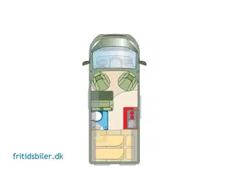 2024 - RoadCar R 600 140 Hk All in.   Fritidsbil lige under 6 meter med meget udstyr