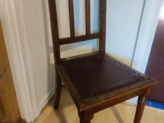 Vintage træ stol