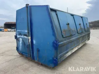 Affalds container med kroghejs