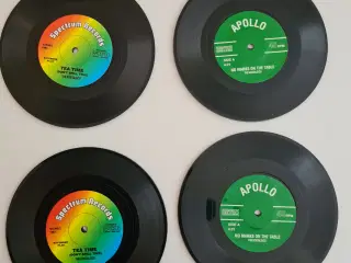 NYE coasters - vinyl look