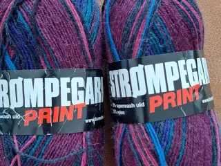 Strømpegarn print 
