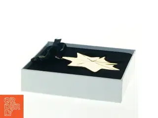 Forgyldt juletræsstjerne fra Rosendahl (str. 8x8 cm)
