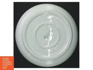 Hvid porcelænstallerken (str. 16 cm i diameter)