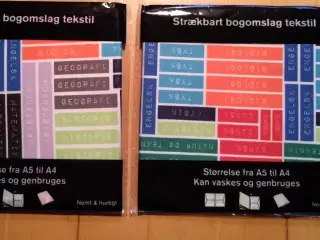 Bogomslag / bogbind strækbart tekstil