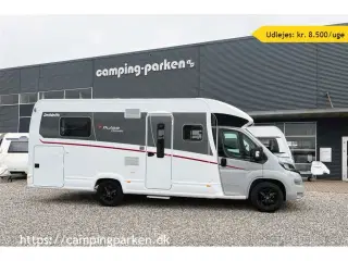 2023 - Dethleffs Pulse Classic T 7051 DBL   Udlejes: Ny autocamper med queens bed og rummelig siddegruppe