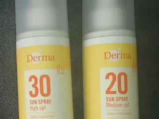 2 STK NYE DERMA SUN SPRAY SPF 20 OG SPF 30