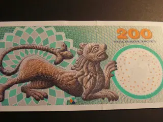 Perfekt 200 kr. seddel
