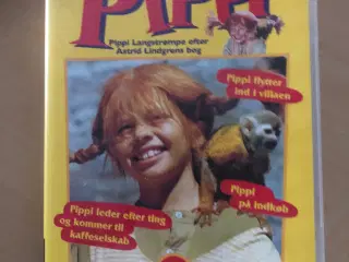 Pippi dvd”er nr 1-2-5 og 6