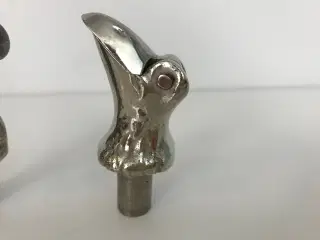 2 stk. vintage flaskehældere