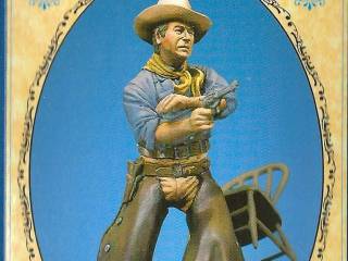 Hondo/Tom Doniphon. 54 mm. Tinfigur. Samlesæt