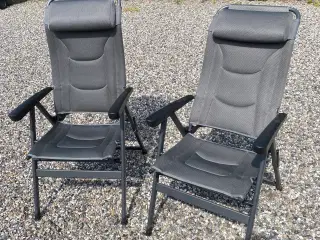 Campingstole (WeCamp) sælges samlet. Prisen er for