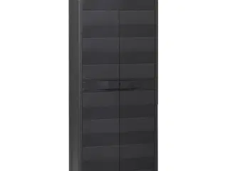 Haveopbevaringsskab med 3 hylder sort