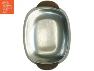 Metalfad med træhåndtag (str. 17 x 11,5 cm)