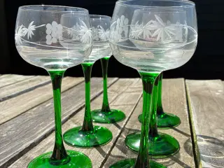 6 stk. smukke glas fra franske Luminarc 