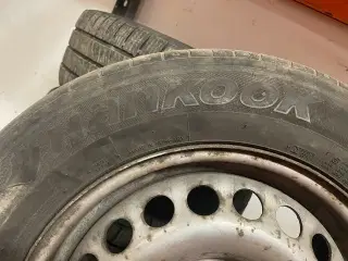 Fire dæk på fælge