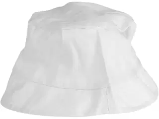 Bøllehat i 100% bomuld, str. 54 cm - Hvid