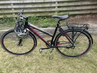 Flot cykel + cykelhjelm