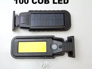 NY! 100 COB LED Solcellelampe