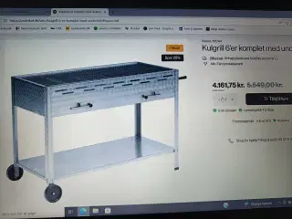 Stor proff grill 