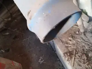 Pvc blå plast rør 90 