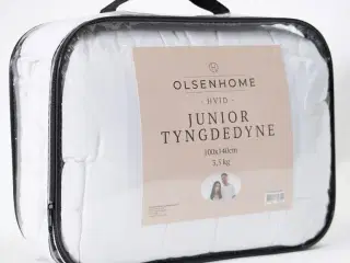 2 stk. junior tyngdedyne, 100×140, 3,5kg – hvid(ubrugt)