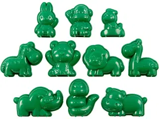 Sandforme, dyr, str. 4-7 cm, 10stk./ 1 pk.