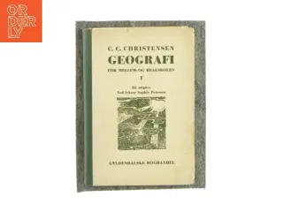 Geografi for mellem- og realskolen af C. C. Christensen (Bog)