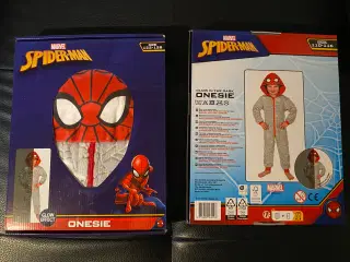 Spiderman heldragt med glow effect