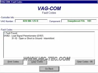 VCDS fejlkodelæser - VCDS Light samt Vagcom